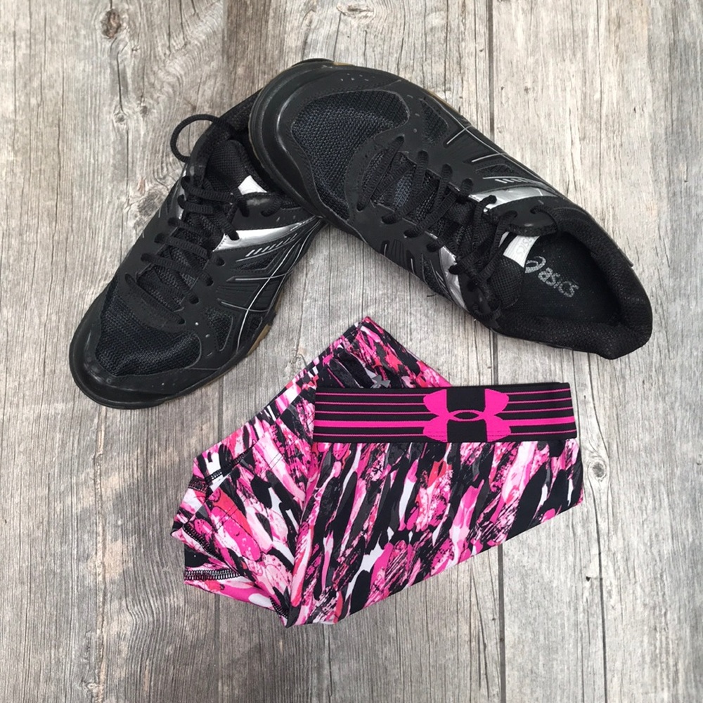 UNDERARMOUR PINK SPANDEX